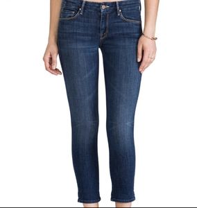 Mother The Looker Cropped Skinny Jeans in "The Missing Hour" size 26